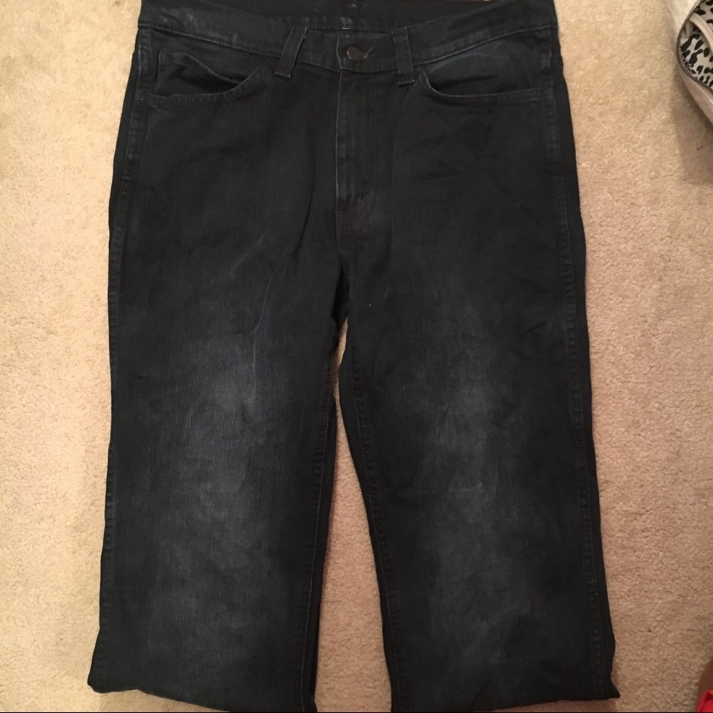 Levi denim black pants